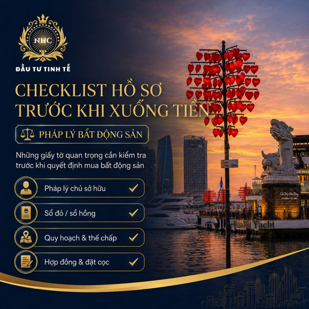 checklist hồ sơ trước khi đặt cọc bđs