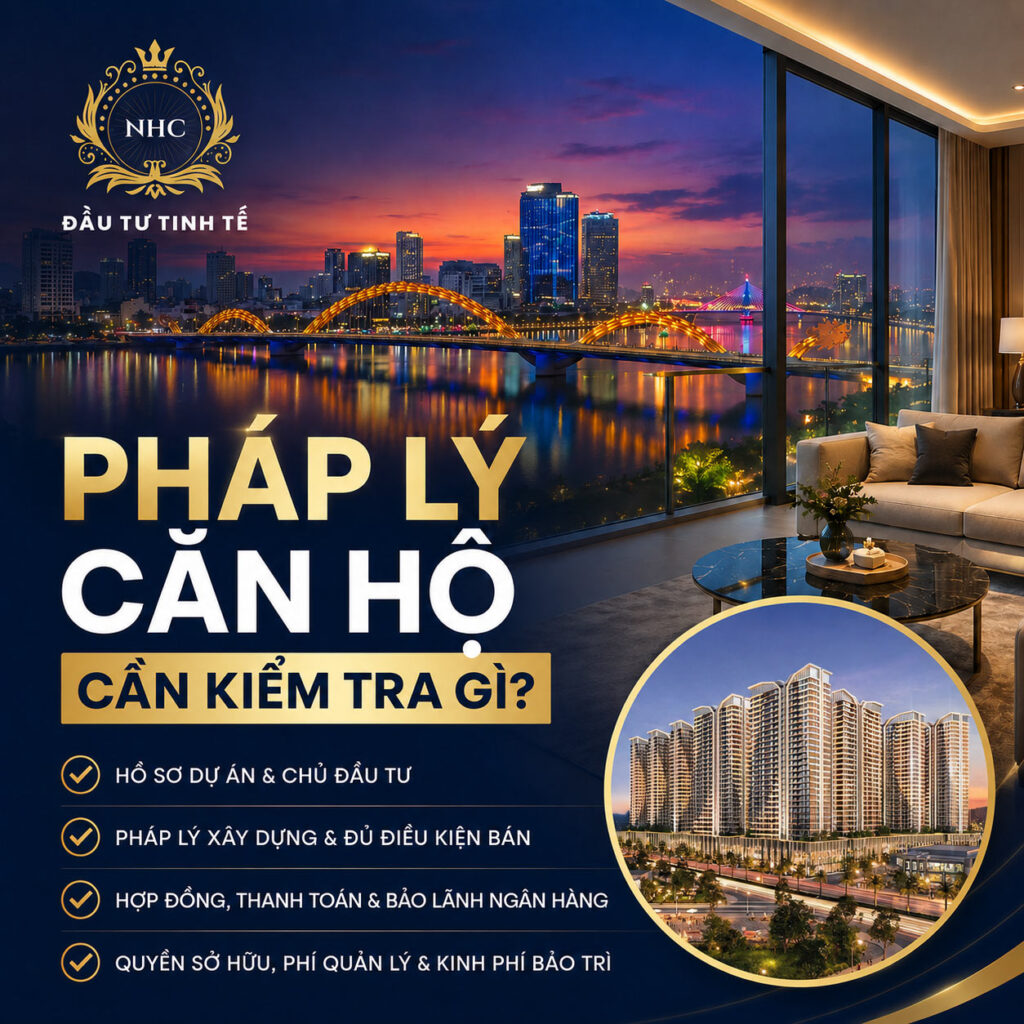 Hướng dẫn kiểm tra hồ sơ pháp lý khi mua căn hộ Đà Nẵng, áp dụng cho căn hộ đang xây dựng, đã bàn giao và căn chuyển nhượng.